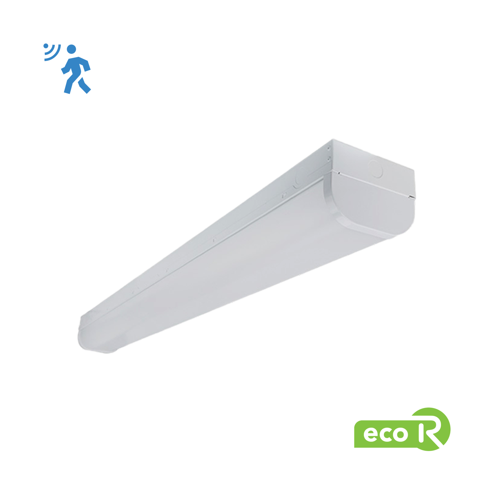 Intérieur / Luminaires enveloppants / Luminaires enveloppants à corps mince ECO / Luminaires enveloppants à corps mince ECO avec détecteur