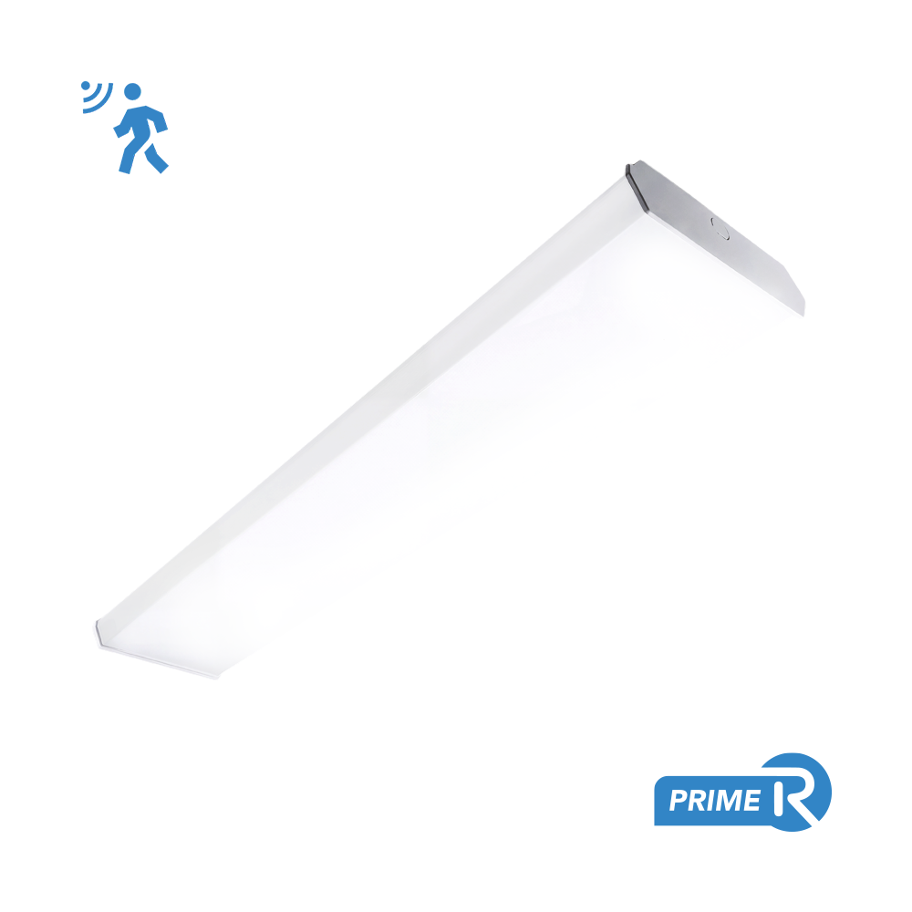 Intérieur / Luminaires enveloppants / Luminaires enveloppants à corps larges / Luminaires enveloppants à corps larges avec détecteur
