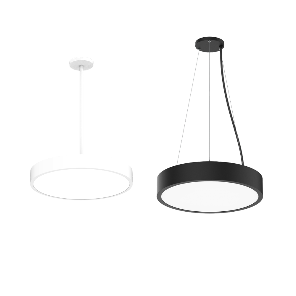 Intérieur / Luminaire haute baie architectural rond / Luminaire haute baie architectural rond