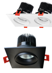 INDOOR FIXTURES / RECESSED DOWNLIGHTS / SQUARE REGRESS GIMBALS