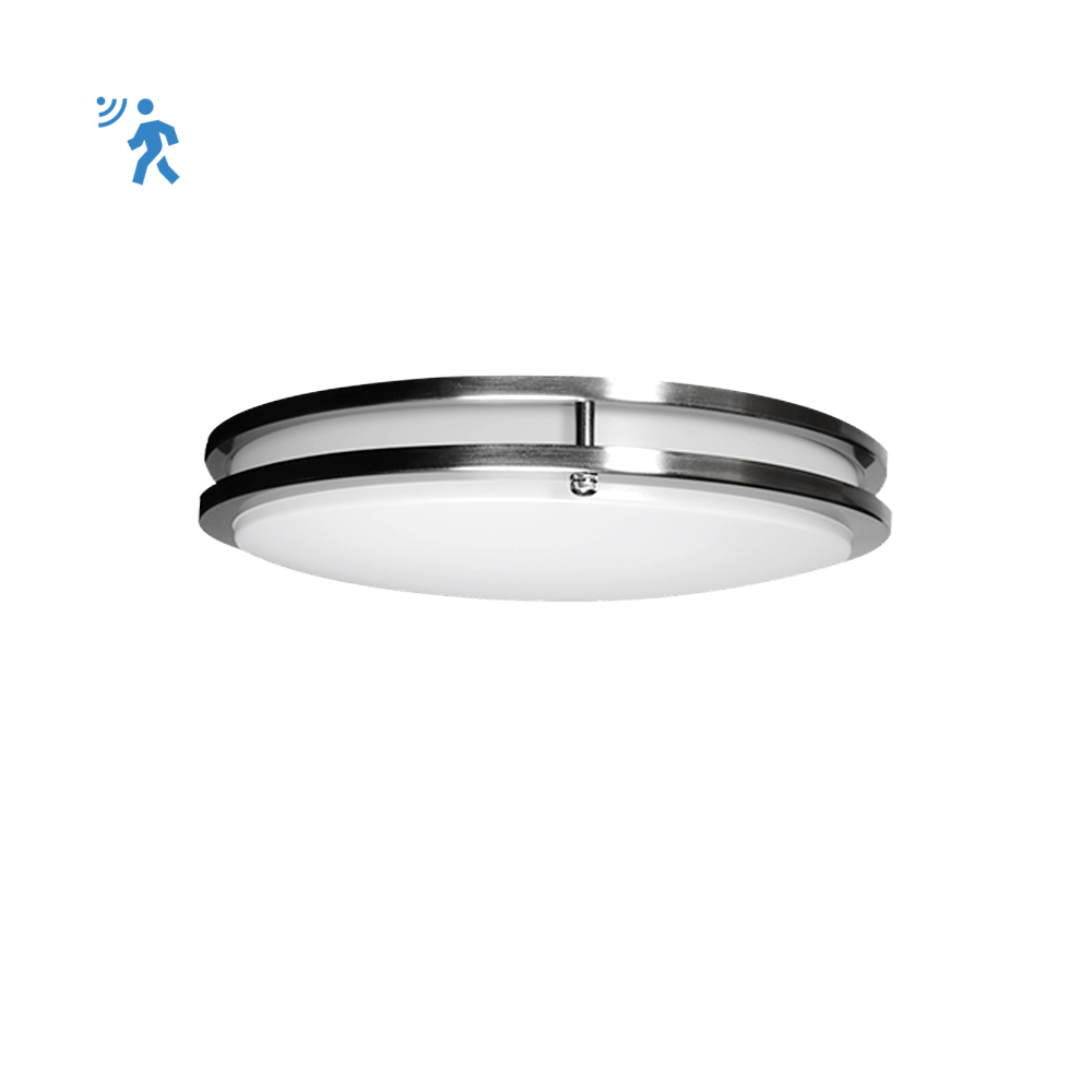 Indoor Fixtures / Ceiling Fixtures / Double Ring Fixtures / Double Ring Fixtures With Built-in Sensor