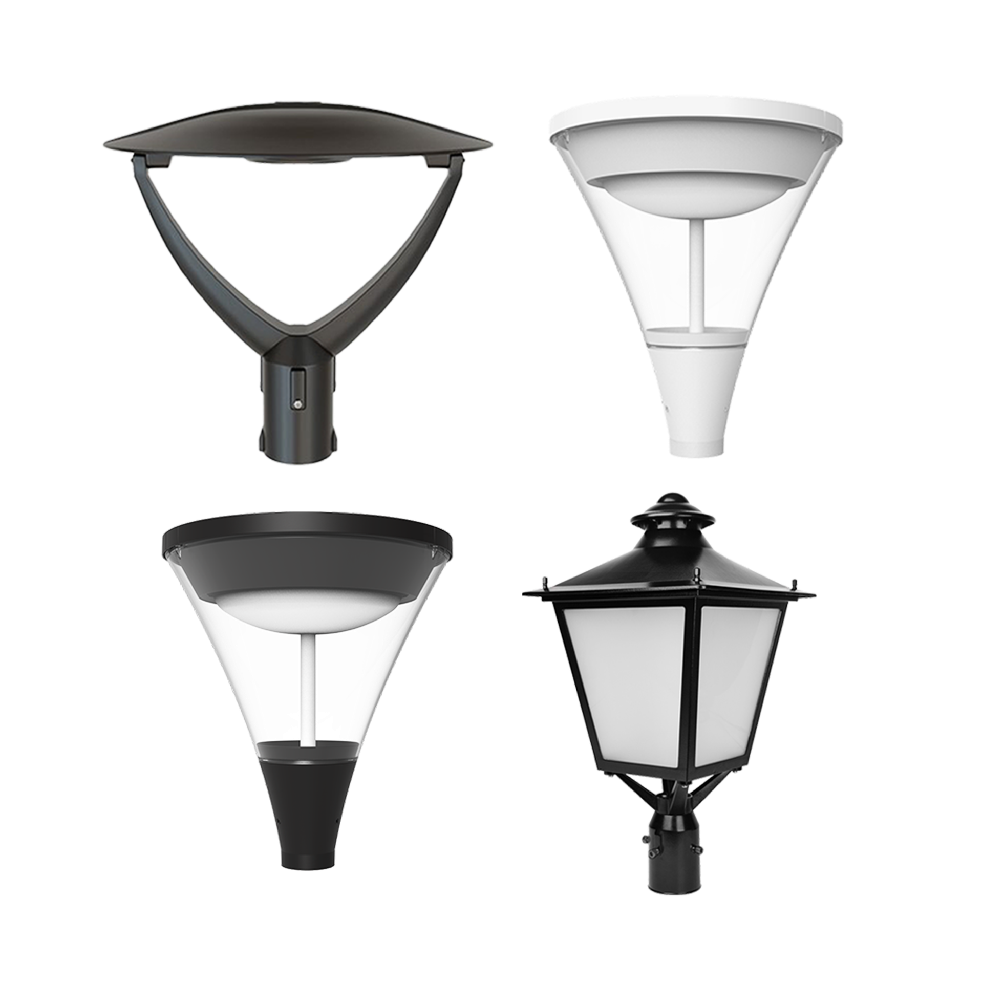 Extérieur / Luminaires en bout de fût