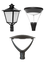 Extérieur / Luminaires en bout de fût